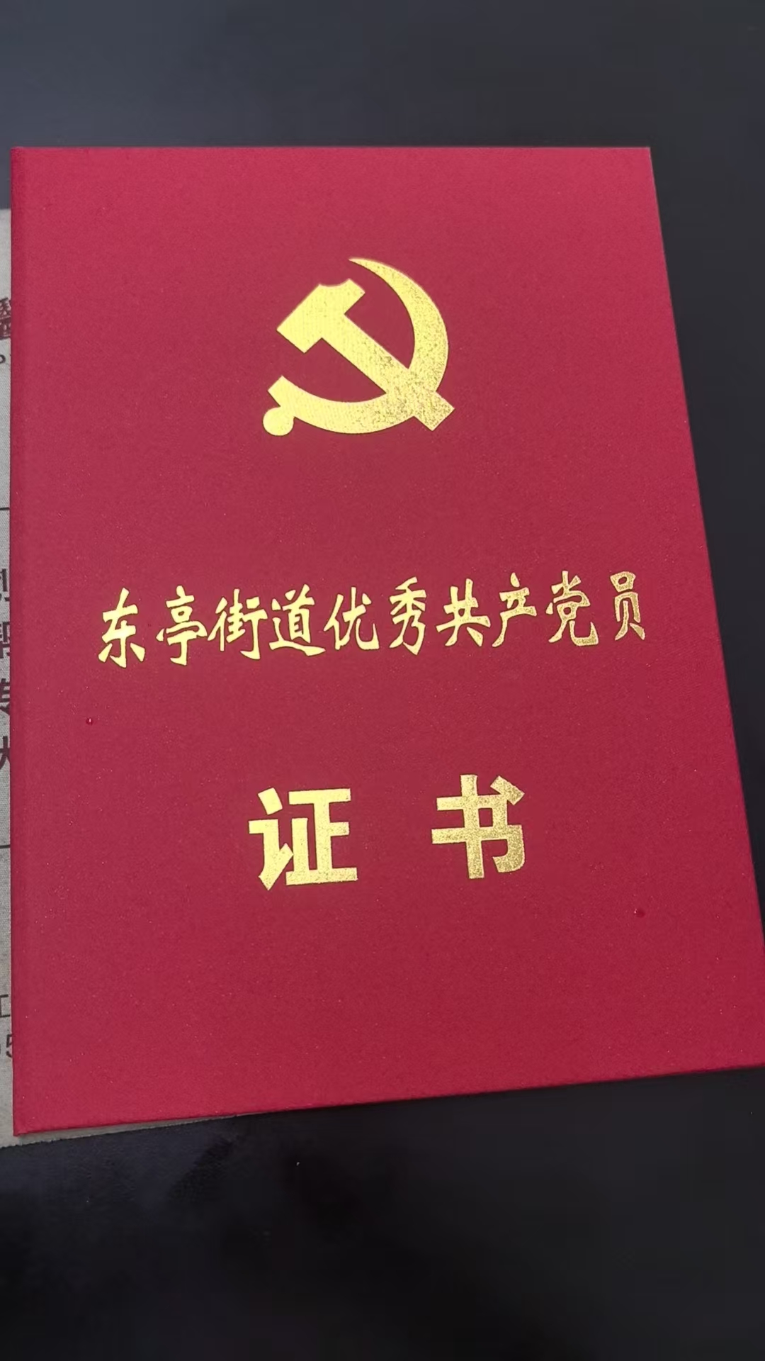 喜报！我院陈国宁院长荣获东亭街道 "优秀共产党员" 称号